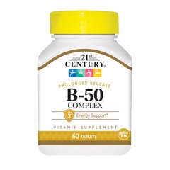 21st Century Vitamin B-50 Complex, 60 таблеток