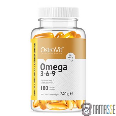OstroVit Omega 3-6-9, 180 капсул - Limited Edition