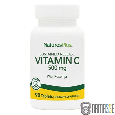 Natures Plus Vitamin C 500 mg, 90 таблеток
