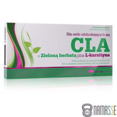 Olimp CLA with Green Tea plus L-Carnitine, 60 капсул
