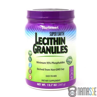 Bluebonnet Nutrition Super Earth Lecithin Granules, 360 грам