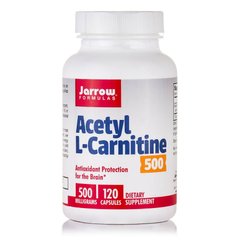 Jarrow Formulas Acetyl L-Carnitine 500 mg, 120 капсул