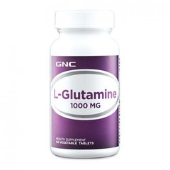 GNC L-Glutamine 1000 mg, 50 таблеток