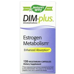 Nature's Way DIM-Plus Estrogen Metabolism, 120 вегакапсул