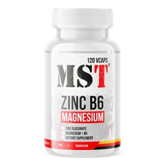 MST Zinc B6 Magnesium, 120 вегакапсул