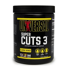Universal Nutrition Super Cuts 3, 144 таблетки