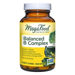 MegaFood Balanced B Complex, 60 таблеток