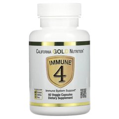 California Gold Nutrition Immune 4, 60 вегакапсула