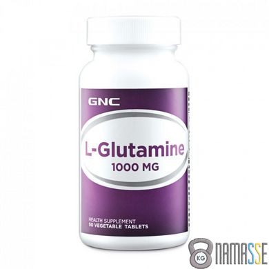 GNC L-Glutamine 1000 mg, 50 таблеток