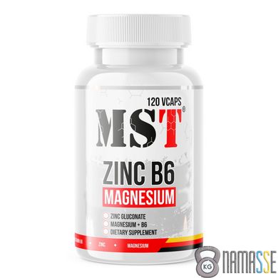 MST Zinc B6 Magnesium, 120 вегакапсул