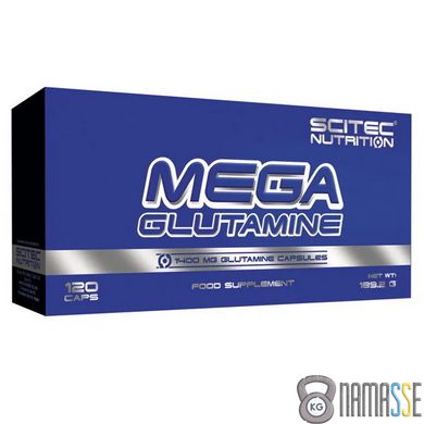 Scitec Mega Glutamine, 120 капсул