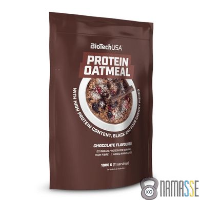BioTech Protein Oatmeal, 1000 грам Шоколад-чорна вишня