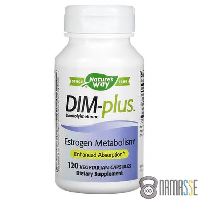Nature's Way DIM-Plus Estrogen Metabolism, 120 вегакапсул