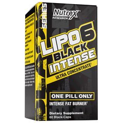 Nutrex Research Lipo-6 Black Intense Ultra Concentrate, 60 капсул