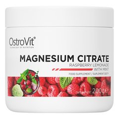OstroVit Magnesium Citrate, 200 грам Малиновий лимонад із м'ятою