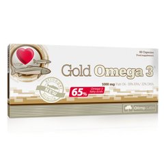 Olimp Gold Omega 3 65%, 60 капсул