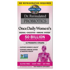 Garden of Life Dr. Formulated Once Daily Women's, 30 вегакапсул