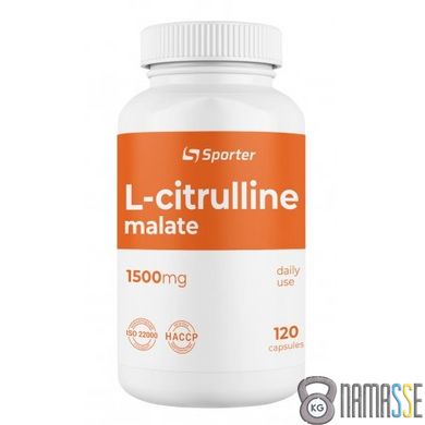Sporter L-Citrulline 1500 mg, 120 капсул
