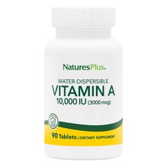 Natures Plus Vitamin A 10000 IU, 90 таблеток