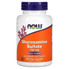NOW Glucosamine Sulfate 750 mg, 120 капсул