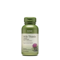 GNC Herbal Plus Milk Thistle 200 mg, 100 капсул