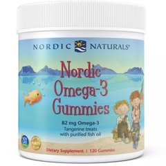 Nordic Naturals Nordic Omega-3 Gummies, 120 желеєк - мандарин