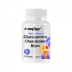 IronFlex Triple Strength Glucosamine + Chondroitin + MSM, 100 таблеток