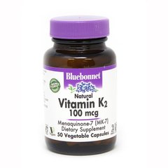 Bluebonnet Nutrition Vitamin К2 100 mcg, 50 капсул