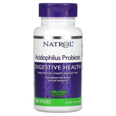 Natrol Acidophilus Probiotic, 100 капсул