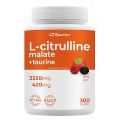Sporter L-Citrulline Malate, 300 грам Ягоди