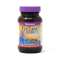 Bluebonnet Nutrition Targeted Choice Eye Care Areds2 + Blue, 60 вегакапсул
