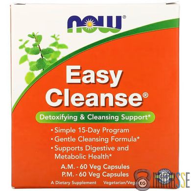 NOW Easy Cleanse, 120 вегакапсул