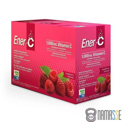Ener-C Vitamin C, 30 пакетиків Малина