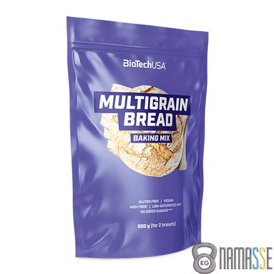 BioTech Multigrain Bread Baking Mix, 500 грам