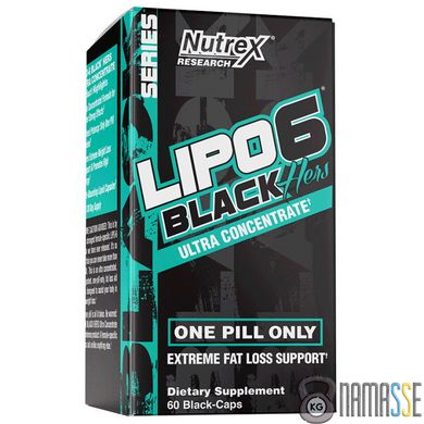 Nutrex Research Lipo-6 Black Hers Ultra Concentrate, 60 капсул