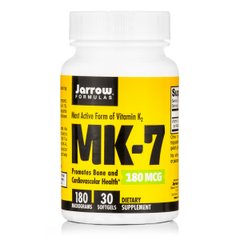Jarrow Formulas MK-7 180 mcg, 30 капсул