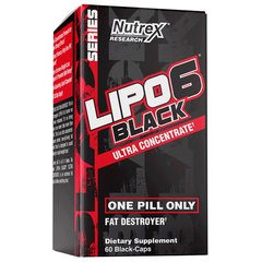 Nutrex Research Lipo-6 Black Ultra Concentrate, 60 капсул