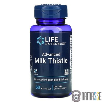 Life Extension Advanced Milk Thistle, 60 капсул