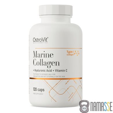 OstroVit Marine Collagen with Hyaluronic Acid and Vitamin C, 120 капсул