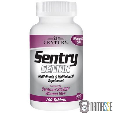 21st Century Sentry Senior Womens 50+, 100 таблеток