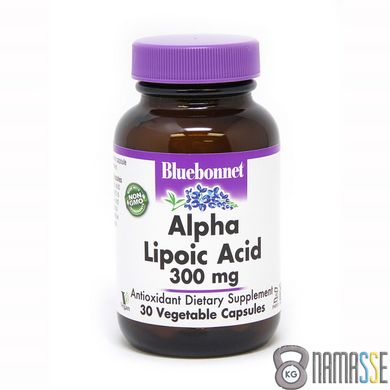 Bluebonnet Nutrition Alpha Lipoic Acid 300 mg, 30 капсул