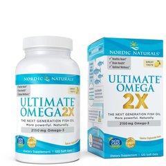 Nordic Naturals Ultimate Omega 2X, 120 капсул