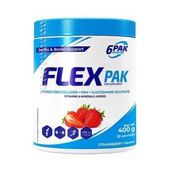 6PAK Nutrition Flex Pak, 400 грам Полуниця