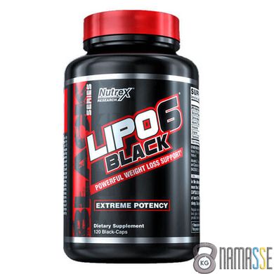 Nutrex Research Lipo-6 Black Extreme Potency, 120 капсул