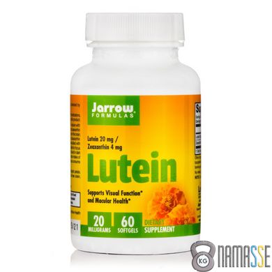 Jarrow Formulas Lutein 20 mg, 60 капсул