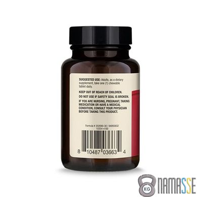 Dr. Mercola Vitamin B12, 30 жувальних таблеток Вишня