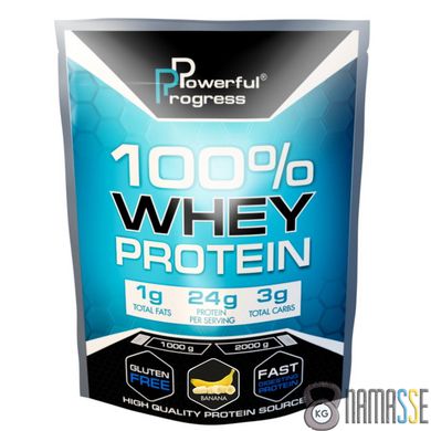 Powerful Progress 100% Whey Protein, 2 кг Банан