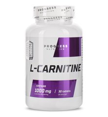 Progress Nutrition L-Carnitine, 30 таблеток