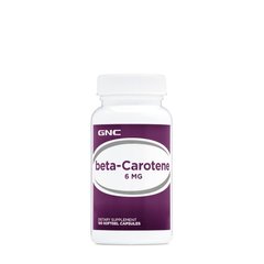 GNC Beta Carotene 6 mg, 100 капсул