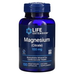 Life Extension Magnesium Citrate 100 mg, 100 вегакапсул